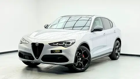 2025 Alfa Romeo Stelvio Q4 Veloce, 5 Years Warranty + Service Pack, Delivery Kms, Fully Loaded, GCC