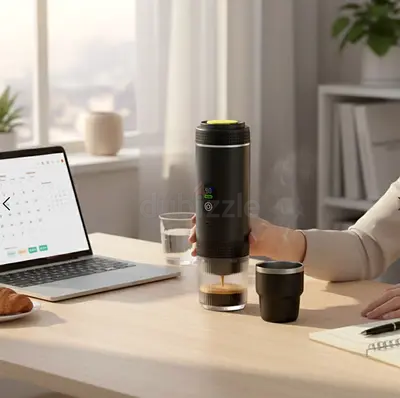 Portable Electric Coffee  Espresso Maker - Compact Travel Brewer