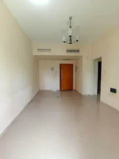 Elegant finishing + modern design + central AC, 1BR + hall for rent in Al Khan, spacious layout, 1 b