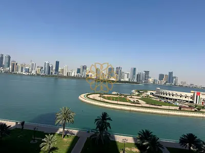 Sea view 3bedroom Big hall with maid room and parking free