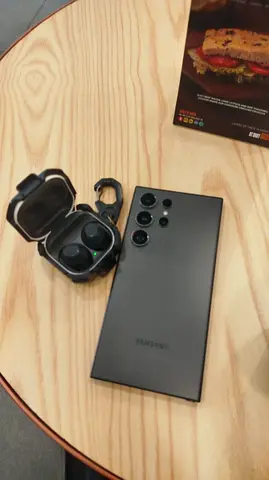 Samsung Galaxy S24 Ultra with Galaxy Buds FE (Excellent condition) with stylish back case