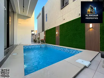 Villa with private pool and rooftop, custom finishing, including water and electricity connections and registration fees, at a bargain price (negotiab