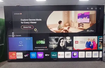 LG NanoCell TV 55 Inch NANO80 Series Cinema Screen Design 4K Active HDR webOS Smart with ThinQ AI Lo
