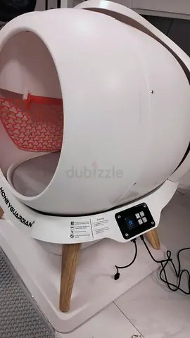 HoneyGuaridan Self Cleaning Cat Litter Box, Automatic Cat Litter Box for Multiple Cats,Water Rinsabl