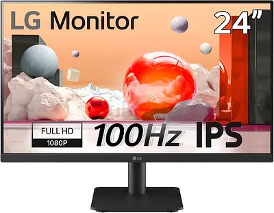 LG 24MS500 24 Inch IPS 100Hz Full HD (Hdmi, VGA) Bezel Less AMD Free Sync Monitor