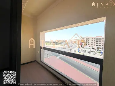 For annual rent first occupancy: 1 bedroom reception apartment in Al Mowaihat 3 Ajman, adjacent to Dubai and Sharjah exit, master room, spacious hall