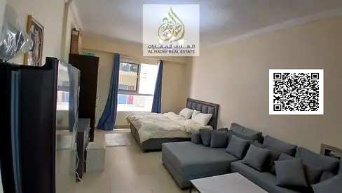 **استوديو أول ساكن للإيجار الشهري بعجمان – أبراج الياسمين | مقابل سيتي سنتر عجمان مباشرة**  فرصة مميزة جداً للسكن في استوديو أول ساكن داخل أبراج الياس