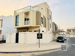 Luxury villa for sale, located directly behind a mosque, two floors and a roof, consisting of 7 bedr