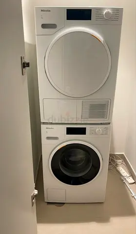 Miele 8 kg washer and 8 kg dryer separate set new model