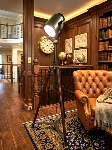 Photographers Adjustable Tripod Metal Floor Lamp