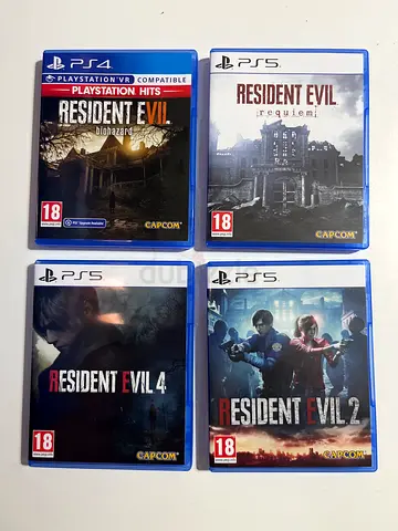Resident evil 2 + resident evil 4 + resident evil 9 + resident evil 7