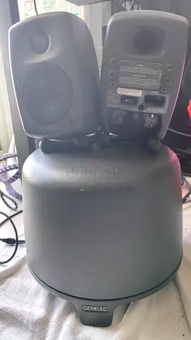 Pair of Genelec 6010a Active Studio Speakers with Subwoofer 5040a (Good Working Condition)