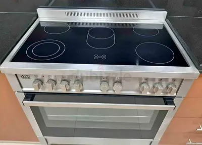 Wolf Power 5 Ceramic Hubs Electric Stove 90cm