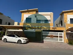 Villa for annual rent in a prime location on a main road, offering spacious living with complete com