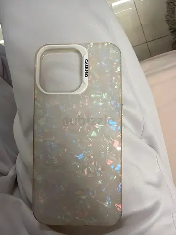 Pearlescent CASE.PRO iPhone 15pro max Case (White Iridescent) - Good Condition