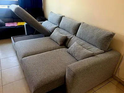 Like A New Condition High Quality ikea eskilstuna L shape sofa under storage