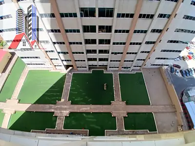 Sale 2BHK Apartment Room and Living Room garden View Ajman One Tower AJMAN,UAE.