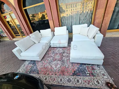 Marina home Modular sofa with footstool