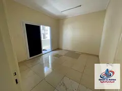 One bedroom and living room for rent in Al Qasimia Station with a balcony, neat finishing, prime loc