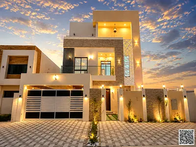 Own a ready-to-move-in villa with electricity, water, and air conditioning, located on a corner lot with two street frontages on a main road. Two floo