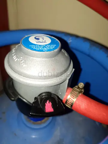 GAS Cylinder, Double Ga Stove, Regulator, Connection Pipe 2mtr