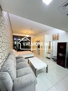Furnished Studio | Crystal Residence | Balcony &amp; Pool Access