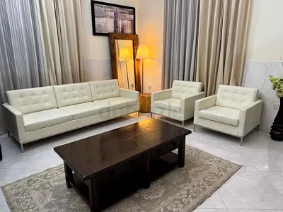 Leather sofa set from object of design