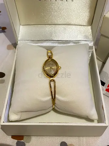 Everswiss Womens Gold-Tone Bracelet Watch - Elegant Bangle Style