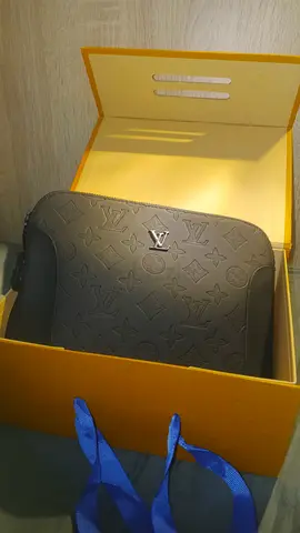 Master Copy Louis Vuitton Black Monogram Pouch With Box – Premium Quality