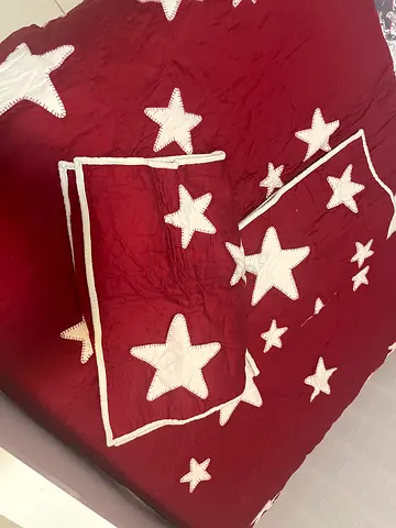 Pottery barn quilt . Almost new - single bed- kids