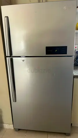 LG Silver Top-Freezer Refrigerator - 2-Door, Good Condition 500L