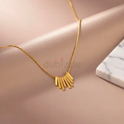 18k Gold Plated Pendant Necklace for sale.