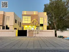No down payment | Own a luxurious 3800 sq ft villa in Al Helio 2, Ajman | 5 master bedrooms + 2 livi