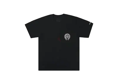 Black Chrome Hearts T-Shirt – Men’s Casual Tee, Size S
