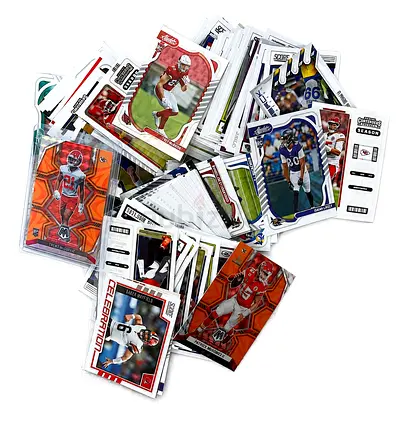 Mixed Lot of Football Trading Cards - Assorted Players  Inserts