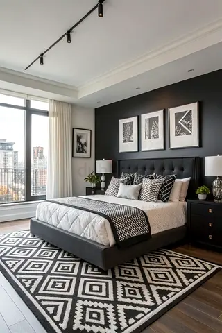 King Size Upholstered Bed