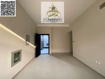 غرفتين وصالة | أول ساكن | 3 حمام | مساحات واسعة | موقع مميز | الجرف 3 خلف السوق الصيني | 40,000 درهم سنويًا