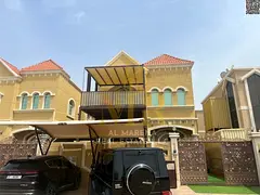 Villa for sale in Al Muwaihat area, Ajman, steps away from the school complex and the Saudi German H