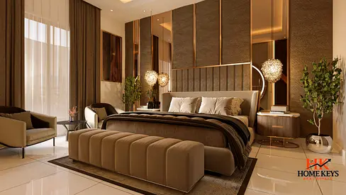 تصميم أستون مارتن | شقة بغرفة نوم واحدة | Viewz 1 JLT | تصميمات داخلية مفروشة