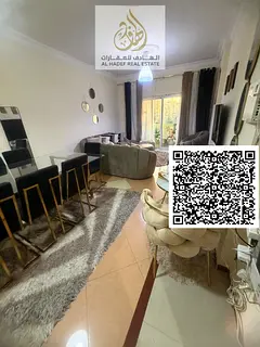 Furnished apartment for rent in Al Nuaimiya, 2 bedrooms, living room, and balcony. Excellent locatio