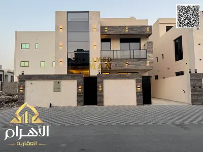 For sale: A villa in Al Helio 2 area, Ajman. Super deluxe, custom-finished. Located on a main road.