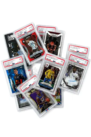 PSA Graded Sports Card Collection - Mixed Soccer  Basketball Rookie/Autograph Cards