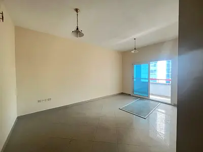 Free parking, 2BR hall with wardrobes, balcony & great view in Al Majaz 2.