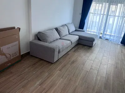 Ikea kivik L shape sofa Gray Light grey L-shaped 3-seater sofa with chaise - good condition