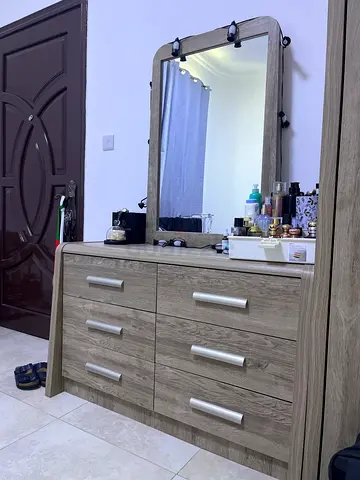 Mirror and drawers