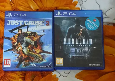 2 PS4 Games: Just Cause 3 + Murdered: Soul Suspect (Good Condition) swap only