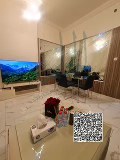 Very Spacious One-Bedroom Apartment in Al Waha Tower, Ajman – Luxury Super Deluxe Furnished, All B