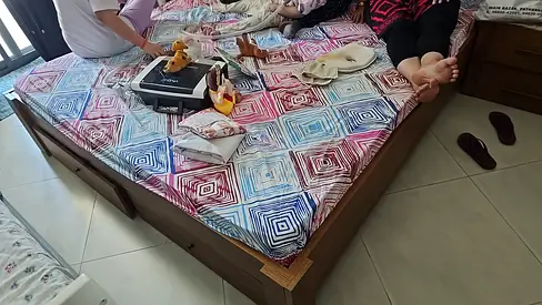 Bed and dresser
