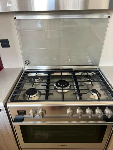 Bosch Series8 New Model Top 5Burner Gas Electric Oven Cooker Stove 90cm