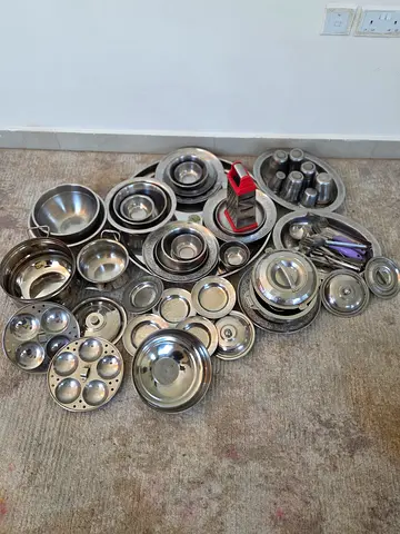 Steel Kitchen Items @350/- for all, Most of the items not used